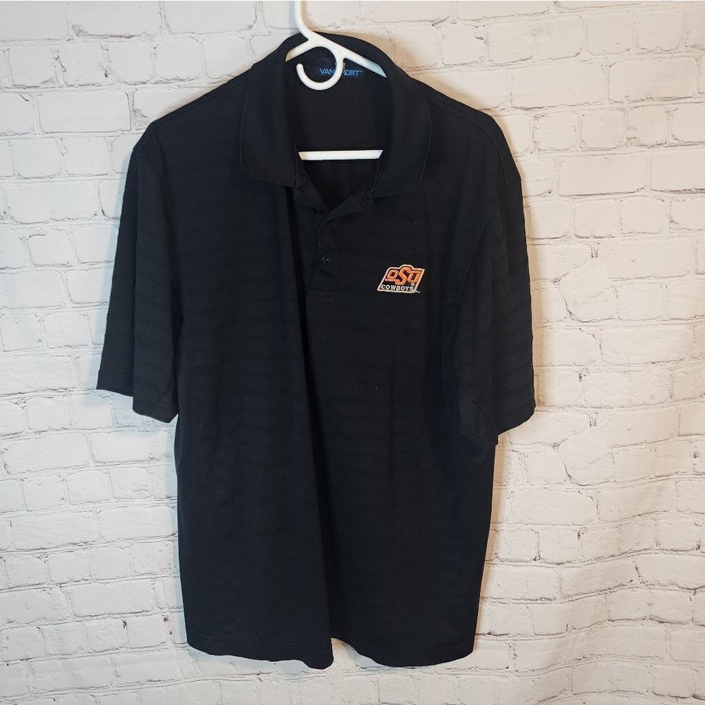 Men's Vansport "OK State Cowboys" Polo Shirt, Size L
